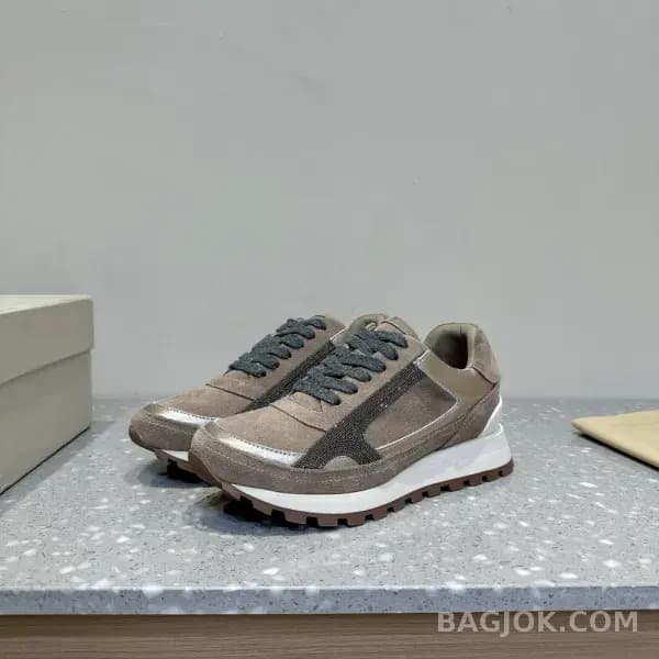 보스넬로쿠치넬리 보스넬로 쿠치넬리 크로스 패널 스니커즈 상세 이미지
