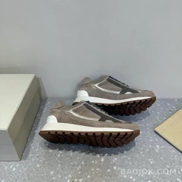 보스넬로쿠치넬리 보스넬로 쿠치넬리 크로스 패널 스니커즈 상세 이미지
