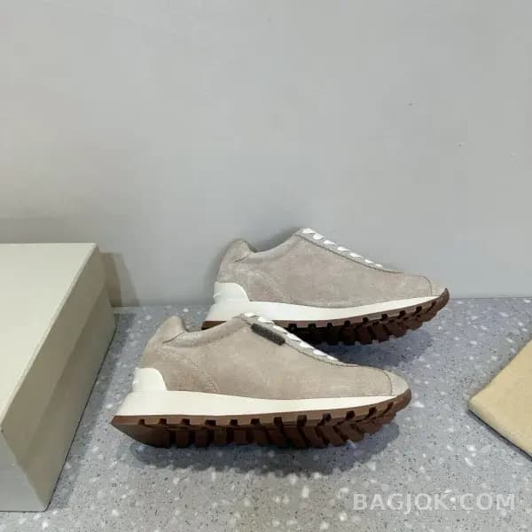 보스넬로쿠치넬리 보스넬로 쿠치넬리 콘트라스트 패널 러너 스니커즈 상세 이미지