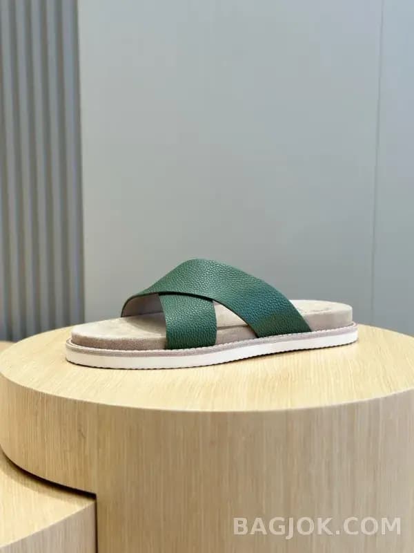 보스넬로쿠치넬리 보스넬로 쿠치넬리 크로스 스트랩 슬리퍼 상세 이미지