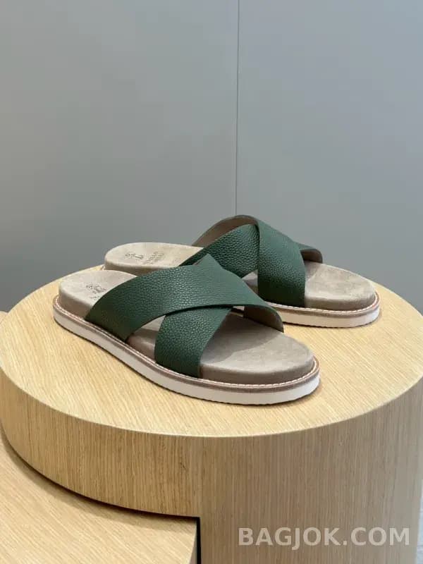 보스넬로쿠치넬리 보스넬로 쿠치넬리 크로스 스트랩 슬리퍼 상세 이미지