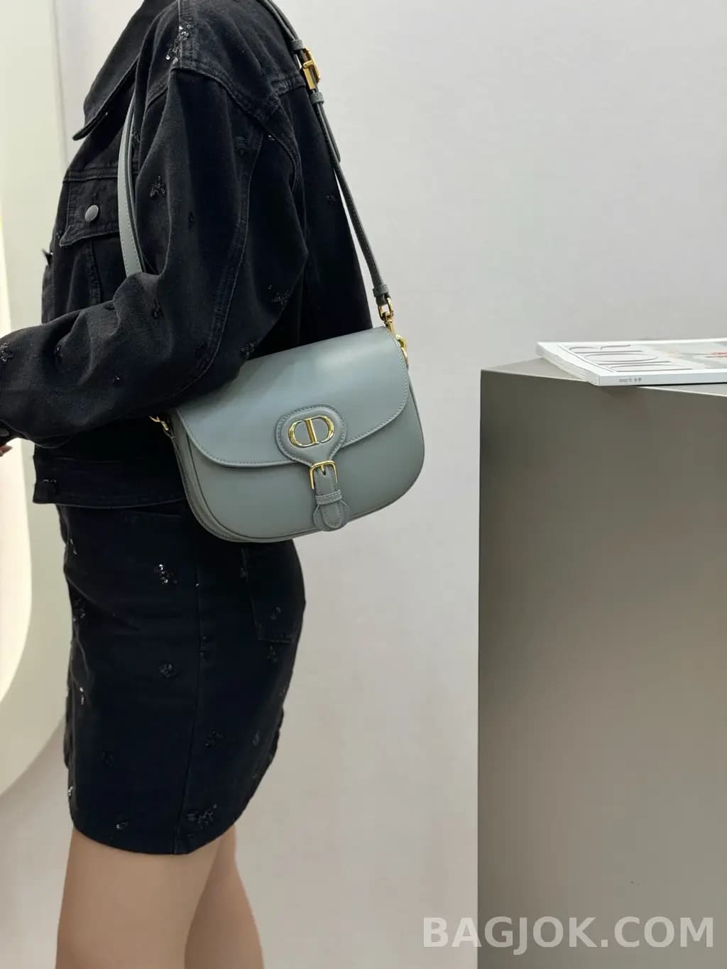 디올 디올 바비백 레더 미디움 상세 이미지