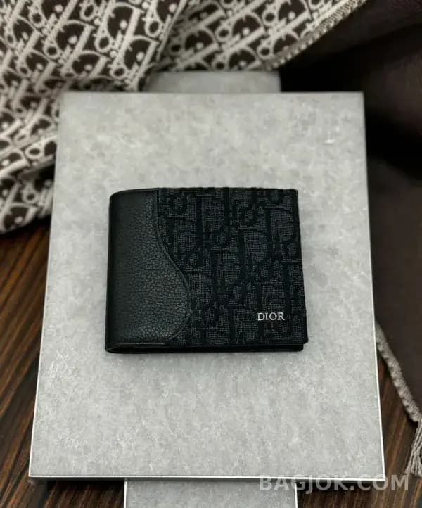 디올 디올 새들 반지갑 상세 이미지