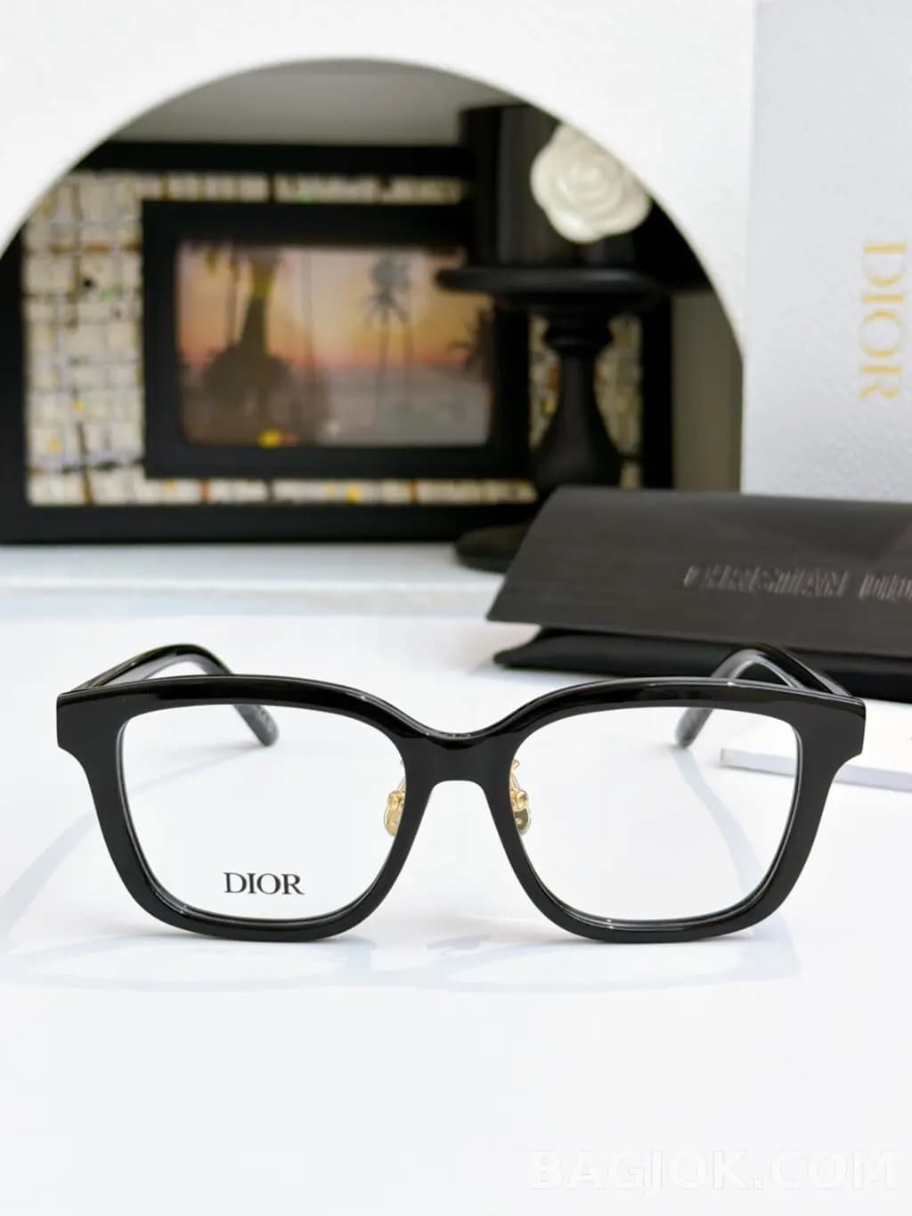 디올 DIOR CD Signature Square Cat-Eye 안경 상세 이미지