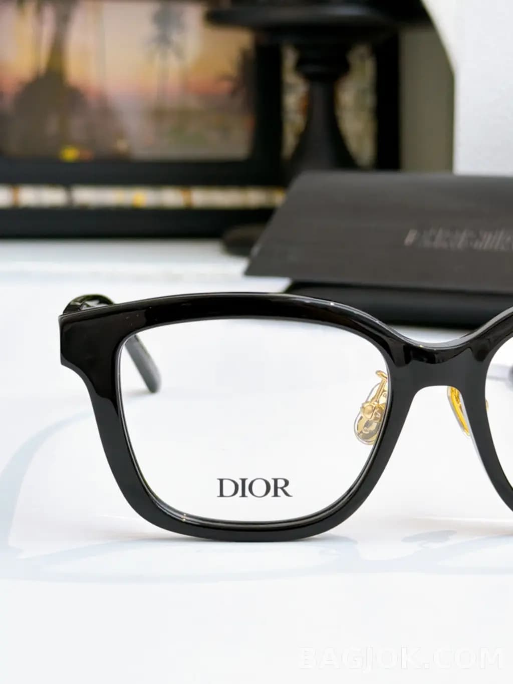 디올 DIOR CD Signature Square Cat-Eye 안경 상세 이미지