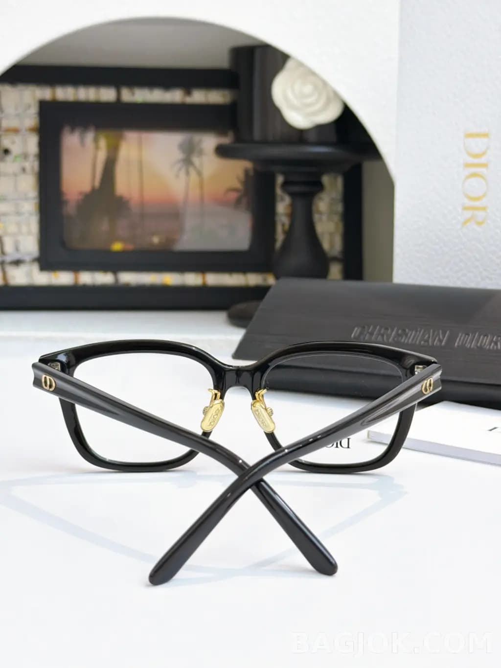 디올 DIOR CD Signature Square Cat-Eye 안경 상세 이미지