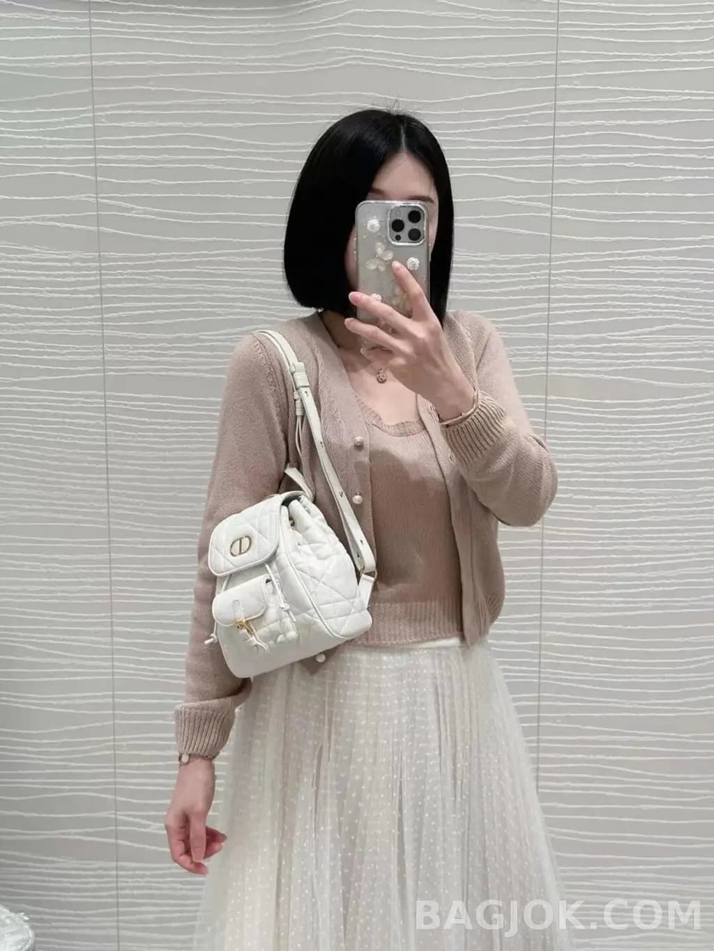 디올 디올 카로 스몰 백팩 상세 이미지