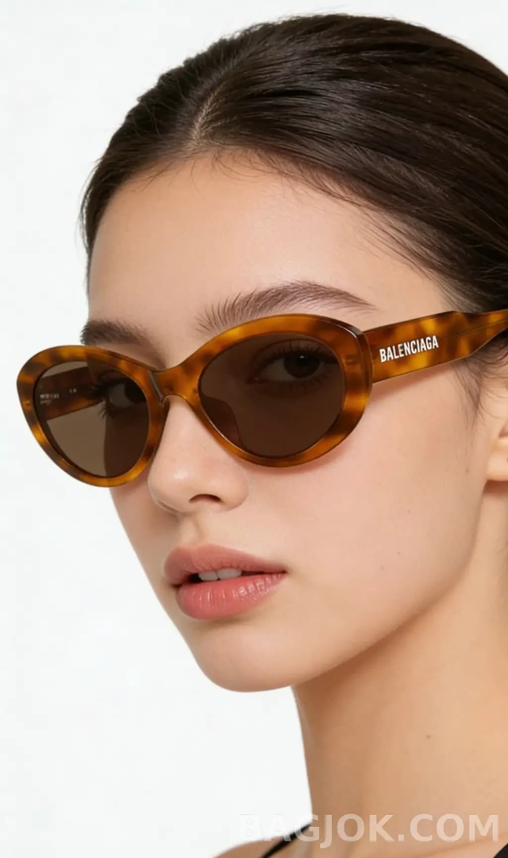 발렌시아가 BALENCIAGA Oval Cat-Eye Sunglasses 상세 이미지