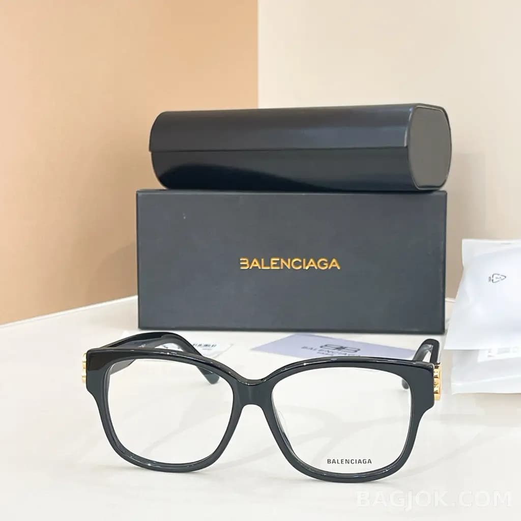 발렌시아가 BALENCIAGA Square BB Logo 안경 상세 이미지