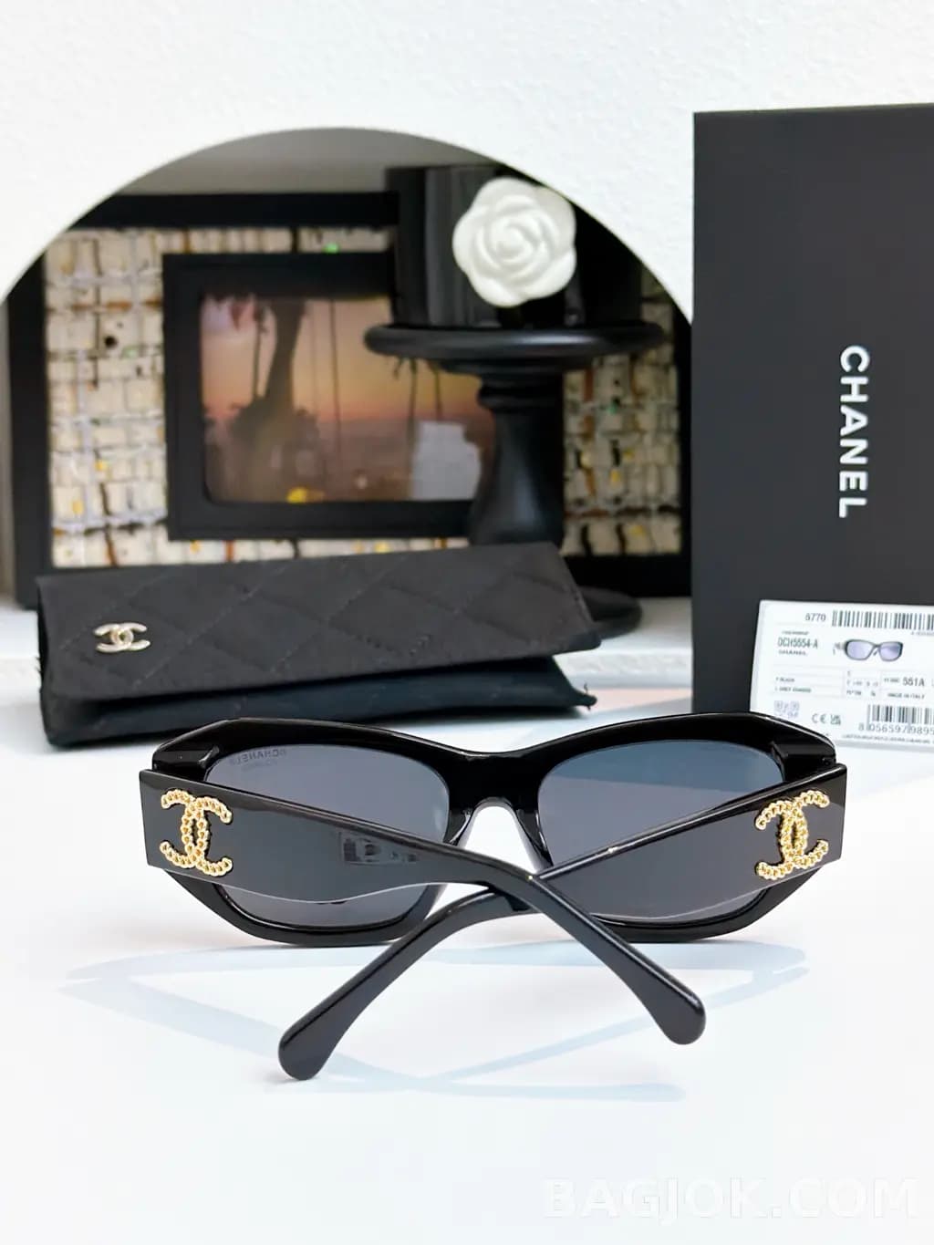 샤넬 CHANEL CH5554 Rectangular Sunglasses 상세 이미지