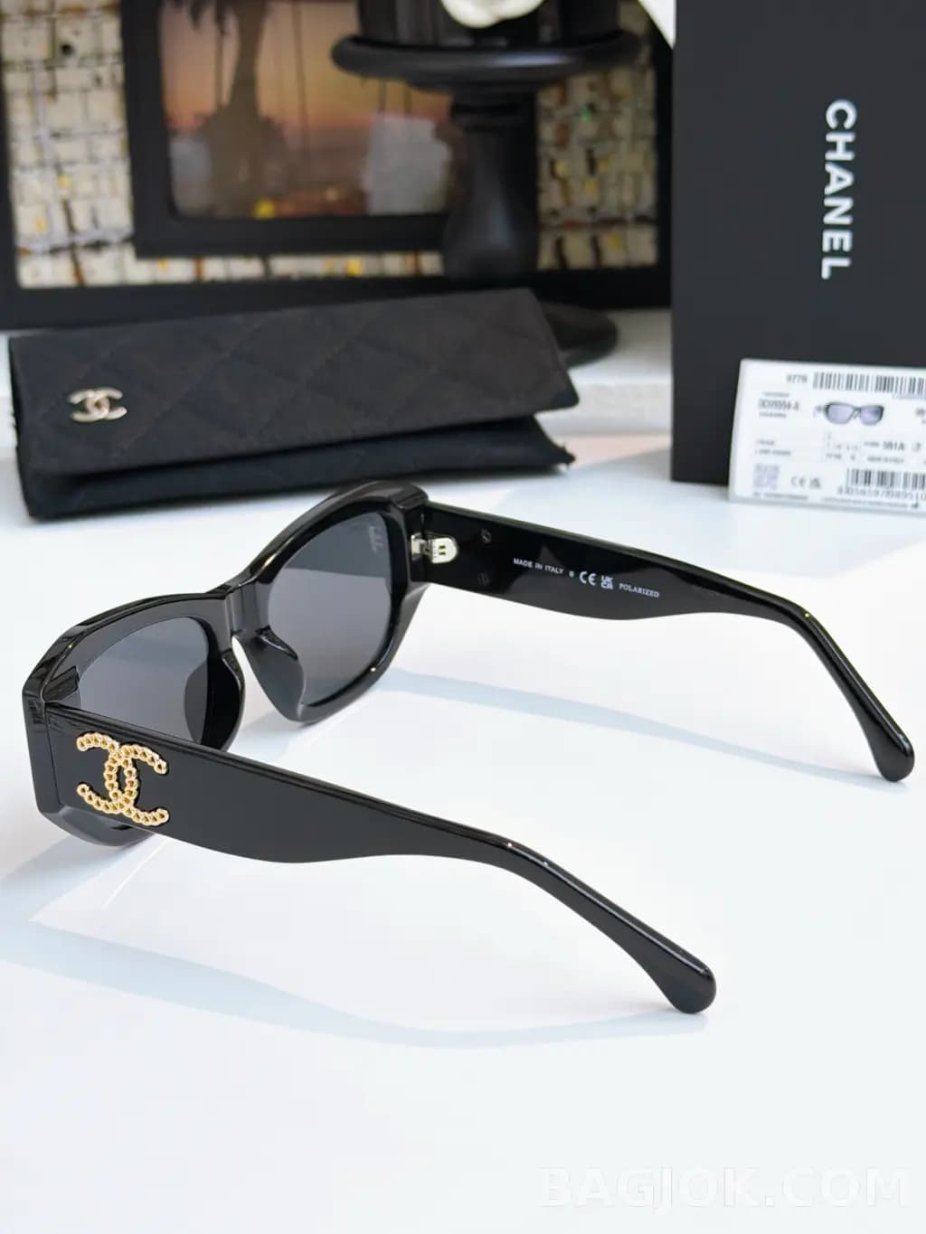 샤넬 CHANEL CH5554 Rectangular Sunglasses 상세 이미지