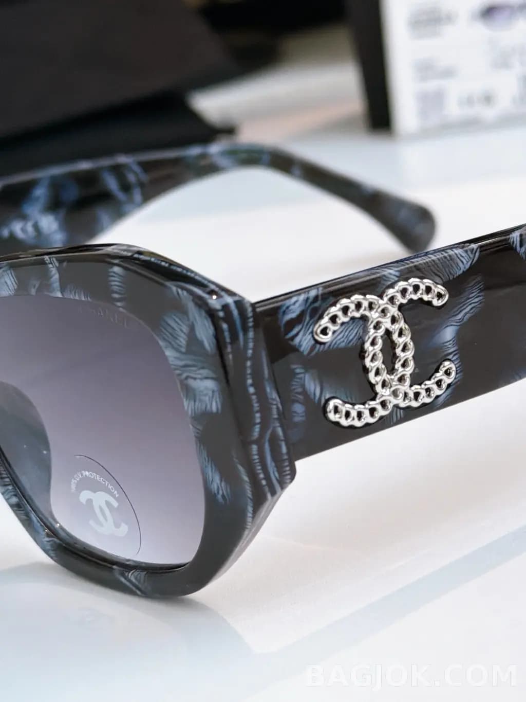 샤넬 CHANEL CH5554 Rectangular Sunglasses 상세 이미지