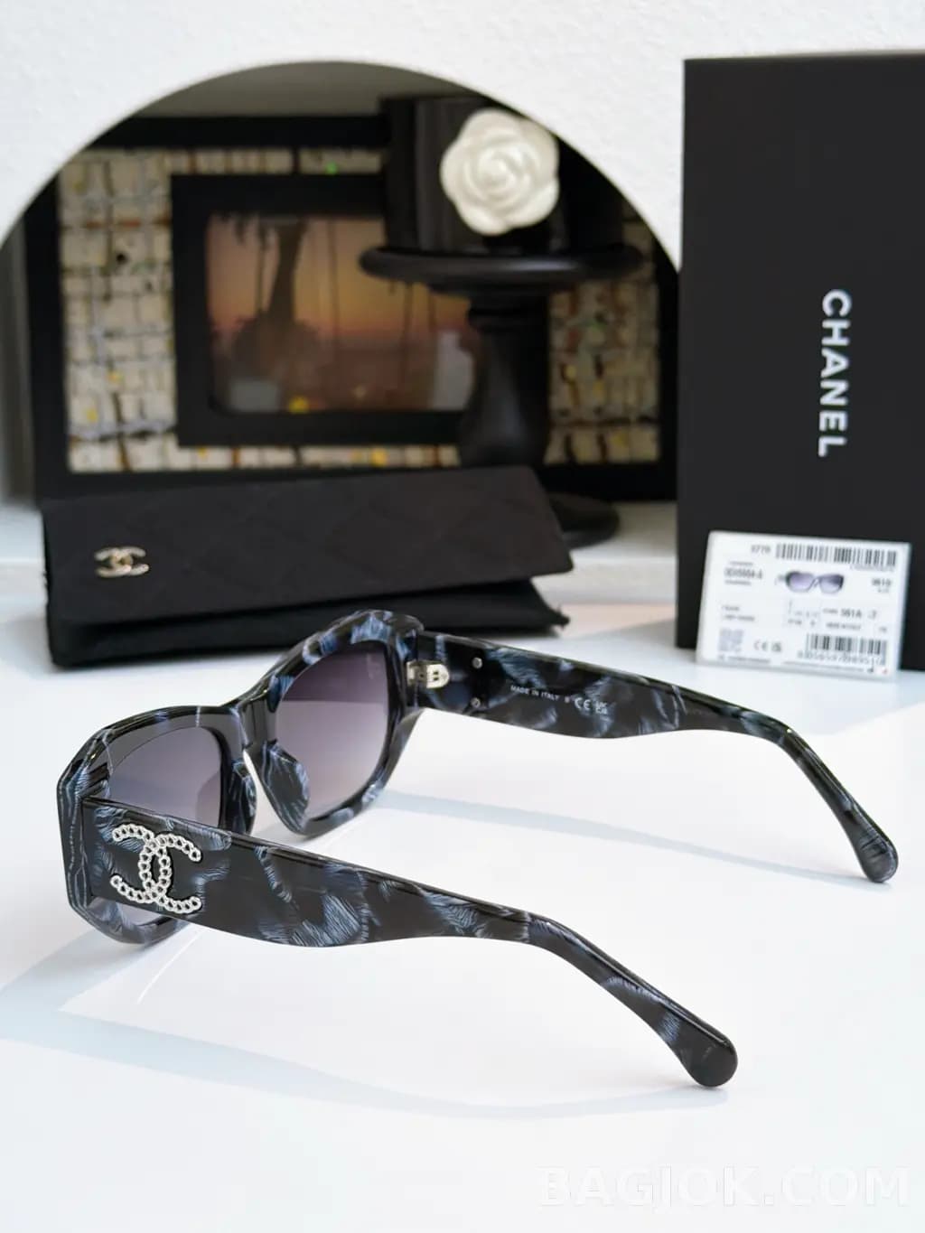 샤넬 CHANEL CH5554 Rectangular Sunglasses 상세 이미지