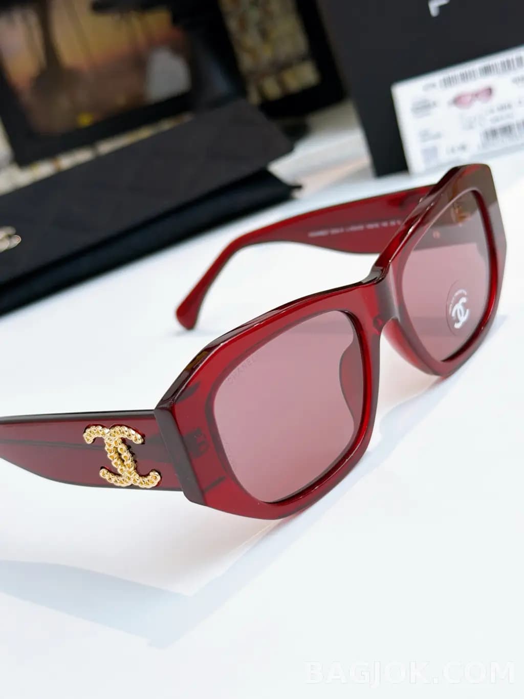 샤넬 CHANEL CH5554 Rectangular Sunglasses 상세 이미지
