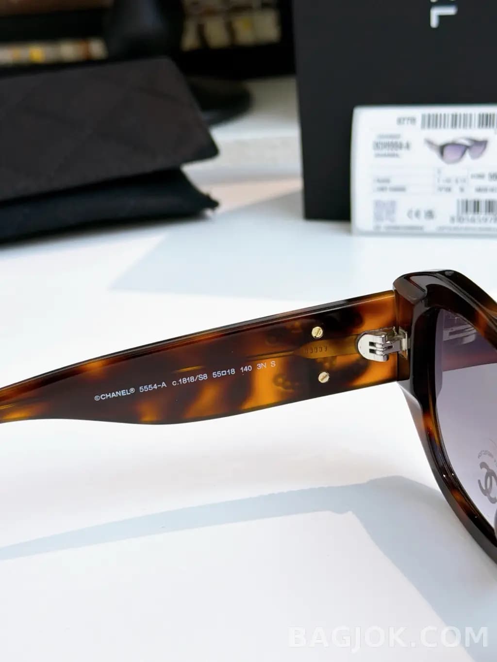 샤넬 CHANEL CH5554 Rectangular Sunglasses 상세 이미지