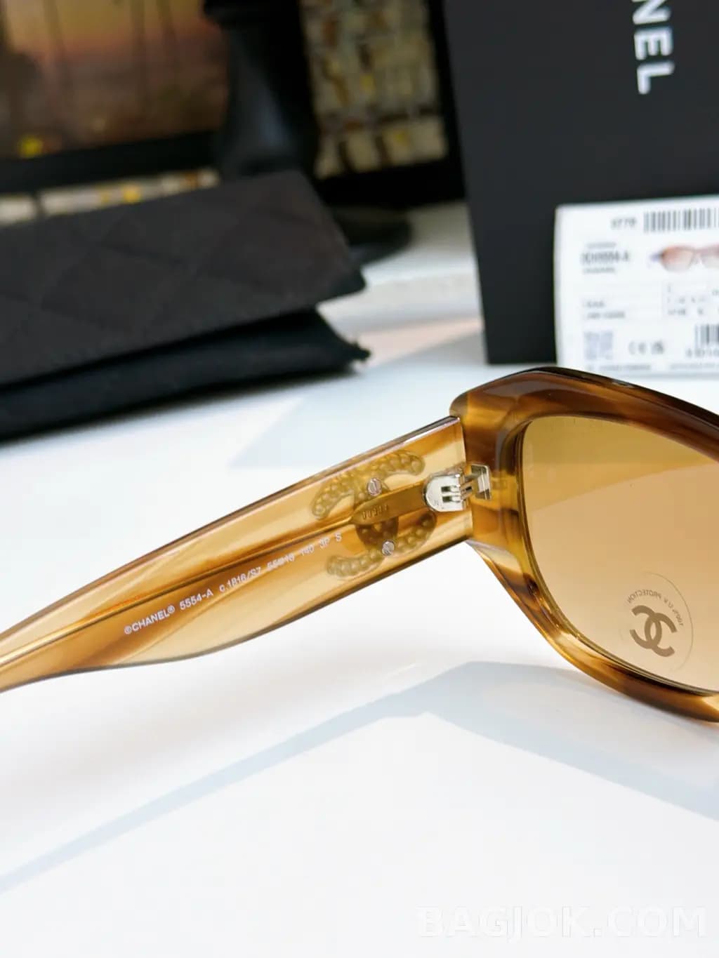 샤넬 CHANEL CH5554 Rectangular Sunglasses 상세 이미지