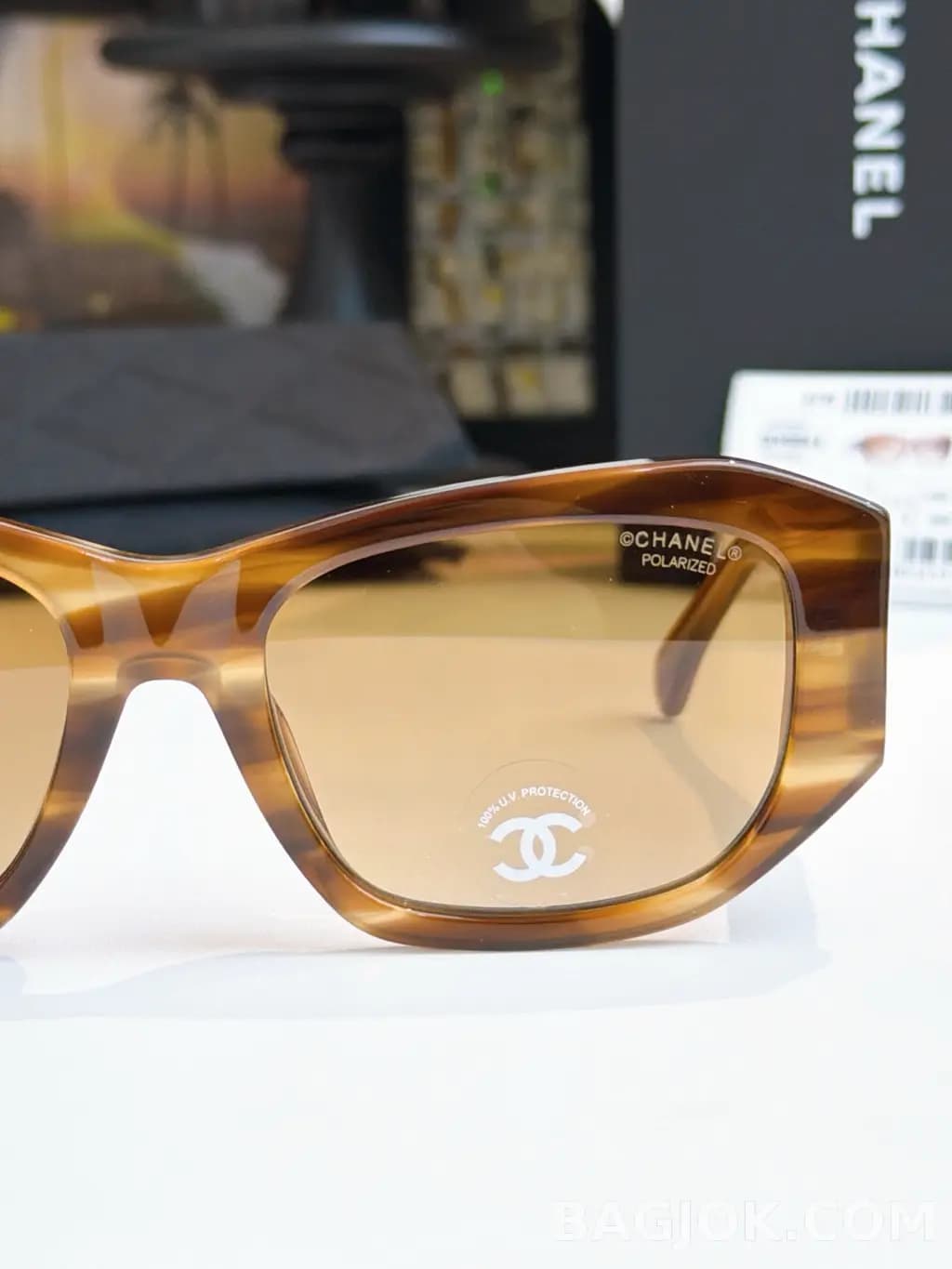 샤넬 CHANEL CH5554 Rectangular Sunglasses 상세 이미지
