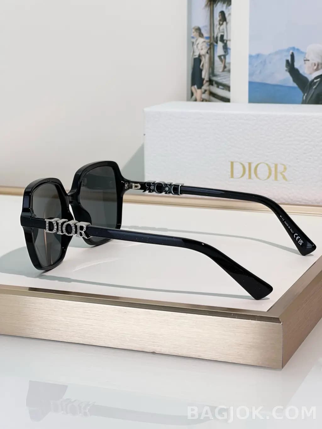디올 DIOR Square Sunglasses(스와로브스키 디테일) 상세 이미지