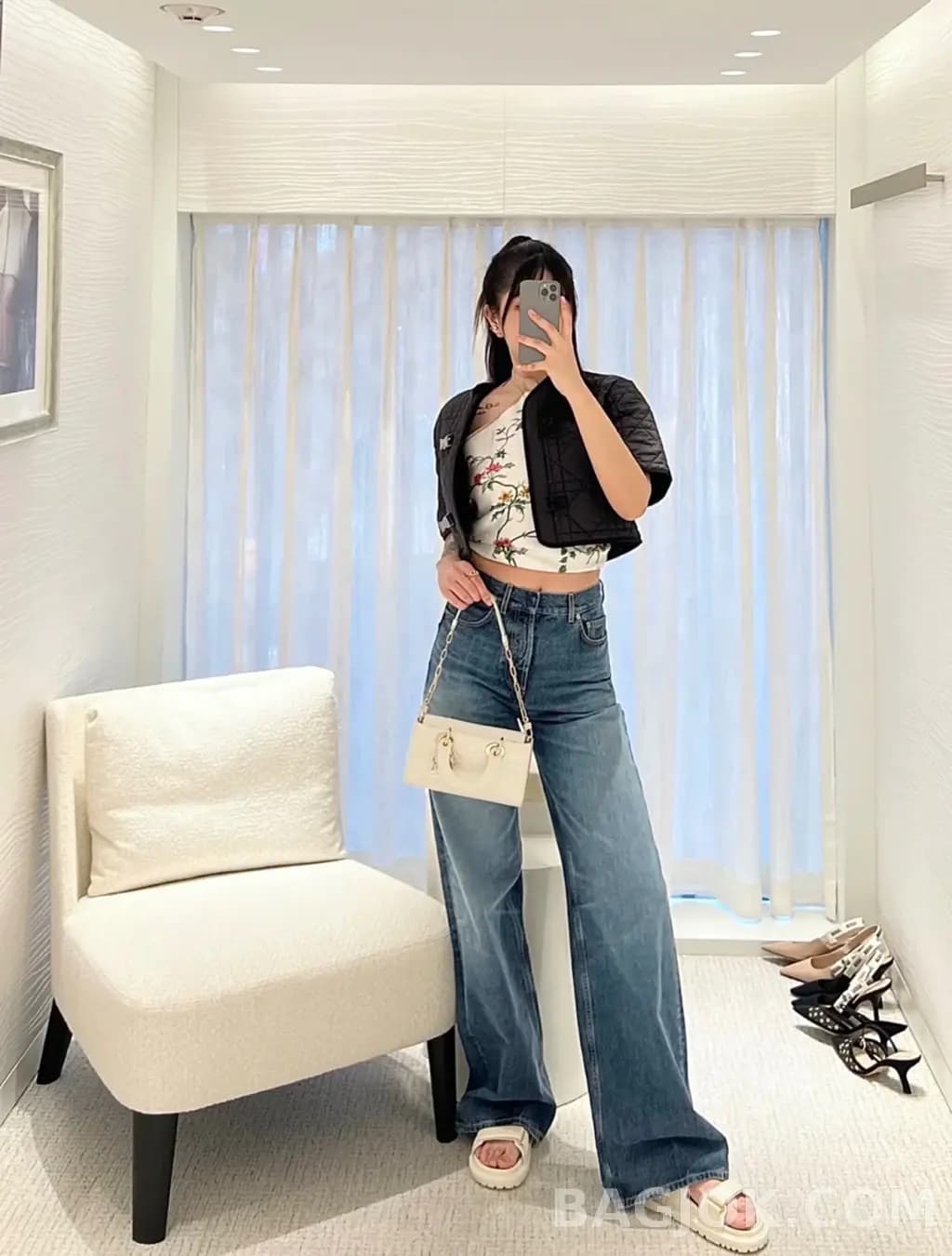 디올 디올 레이디 디 조이 페이던트 스몰 백 상세 이미지