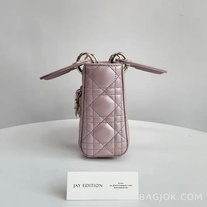 디올 디올 레이디백 미니 (램스킨/금장) 상세 이미지