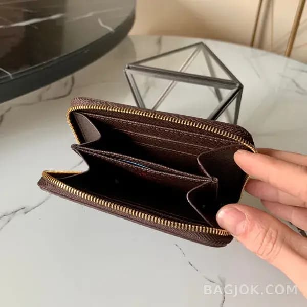 루이비통 루이비통 지피 코인 퍼스 패브릭 캔버스 체크 상세 이미지