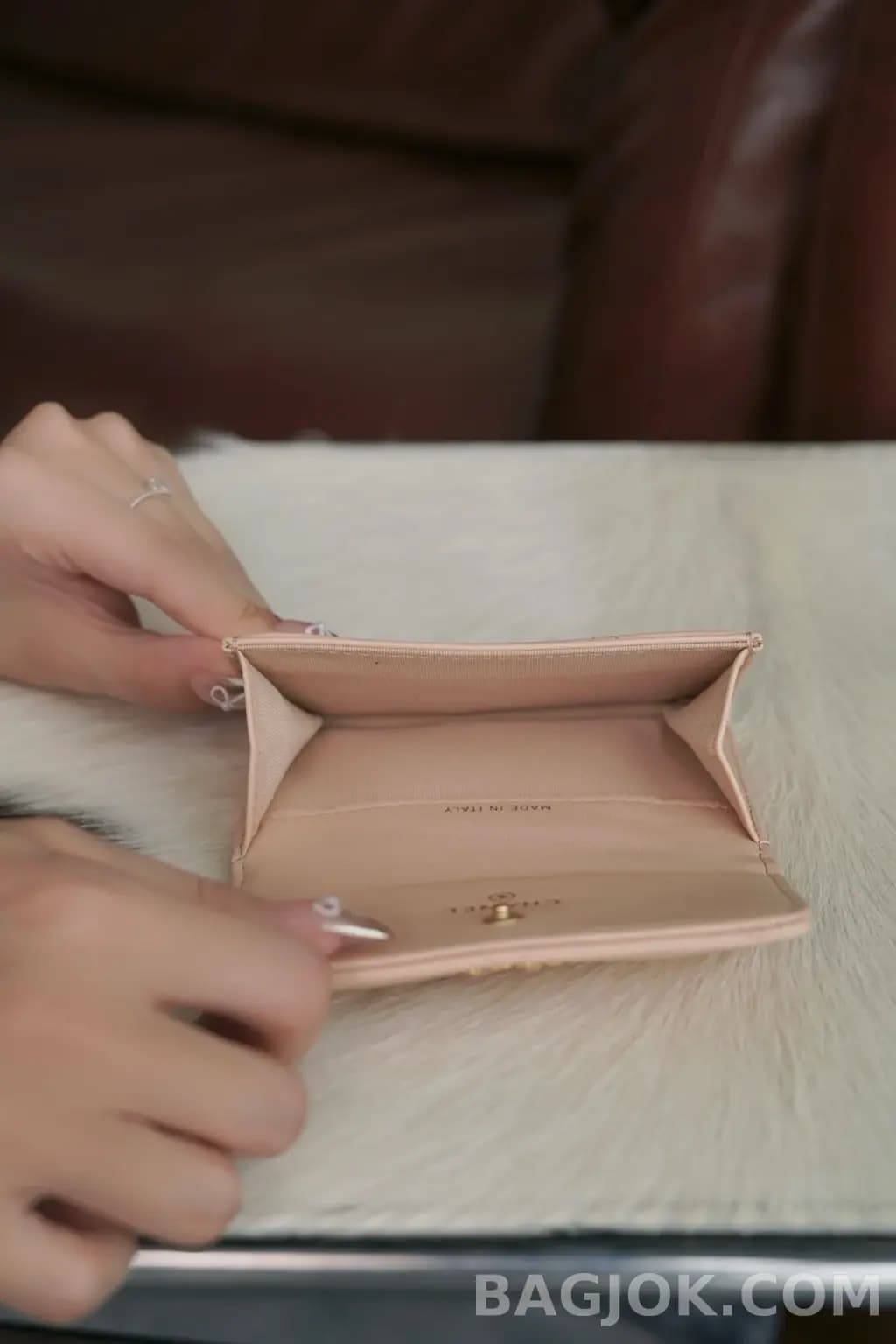 샤넬 C 19 카드지갑 상세 이미지
