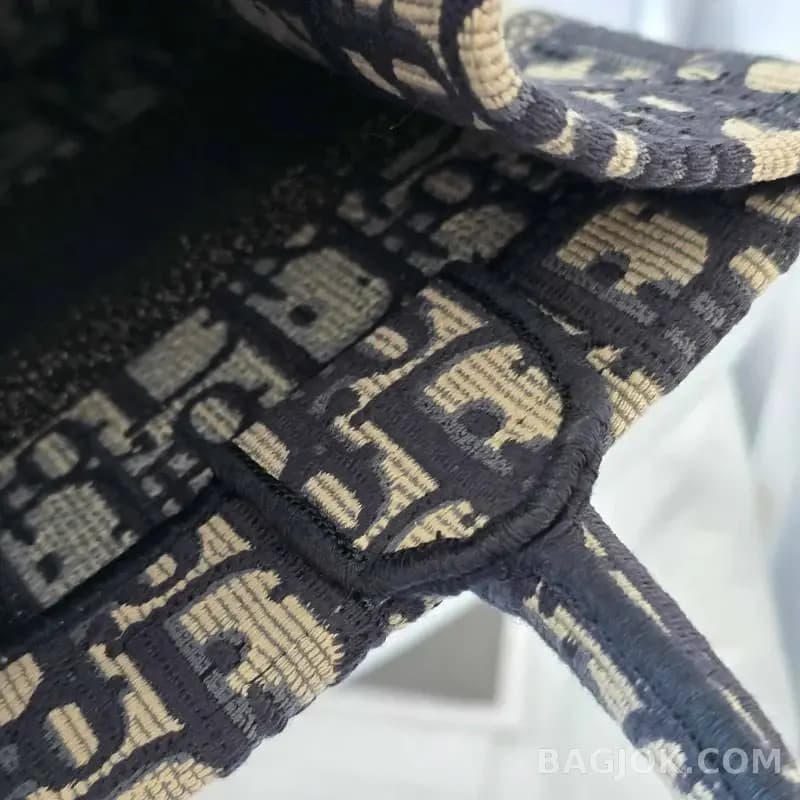 디올 디올 오블리크 자수 북 토트백 스몰 상세 이미지