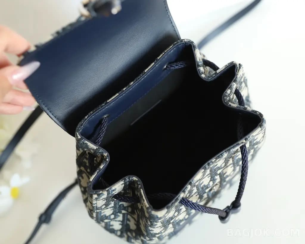 디올 디올 오블리크 자카드 백팩 미디움 상세 이미지
