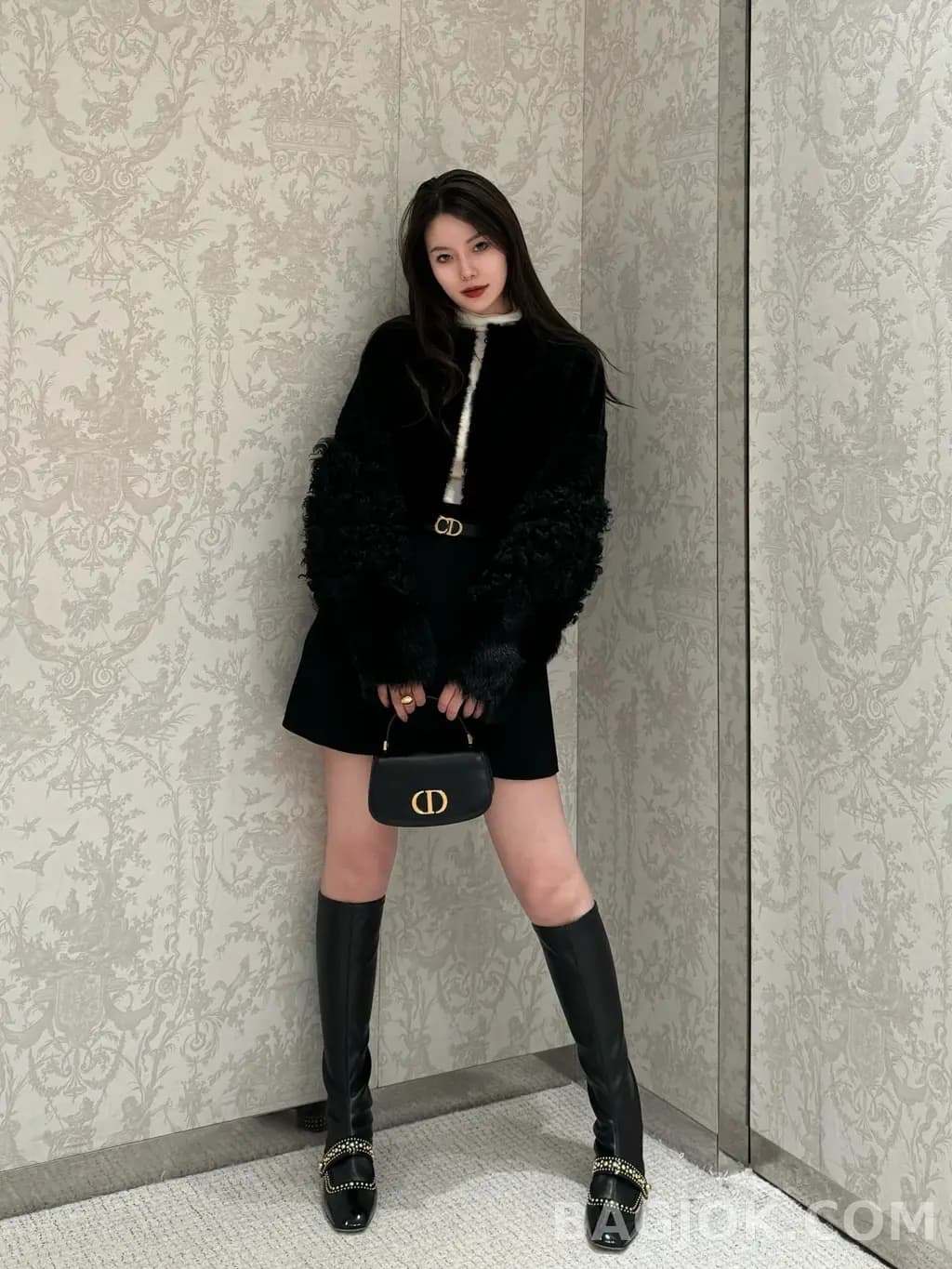 디올 디올 30 몽테인 에비뉴 스몰 탑 핸들백 상세 이미지